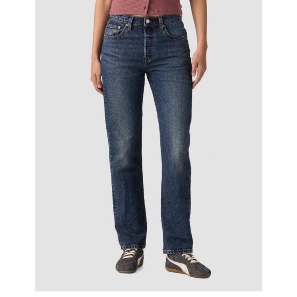 Levi's Womens 501 Original Fit Jeans - Color: Believe Not - Size 24" Waist 24x30